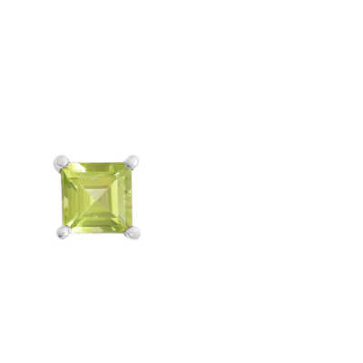 Princess Peridot Stud Earrings