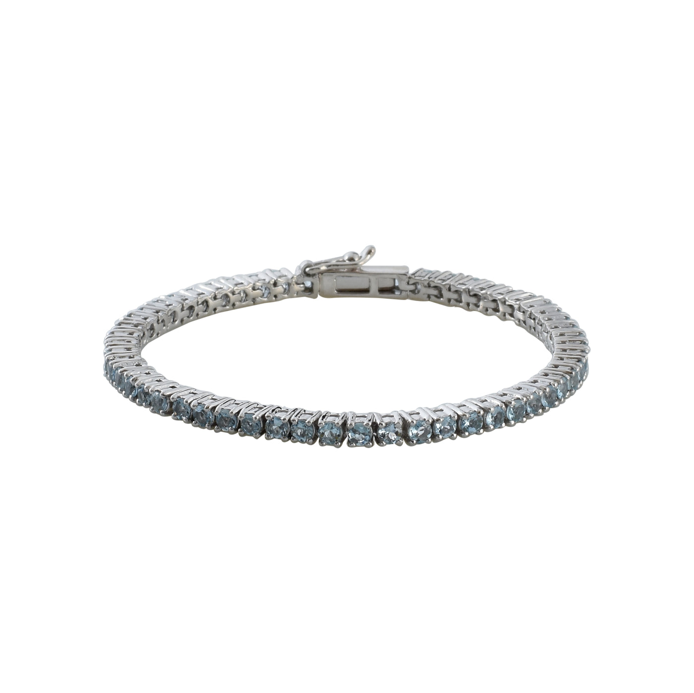 Aquamarine Tennis Bracelet