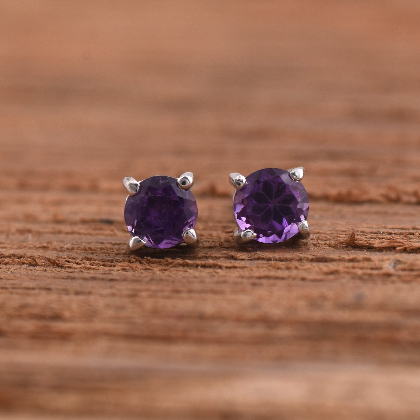 Purple Amethyst Earrings