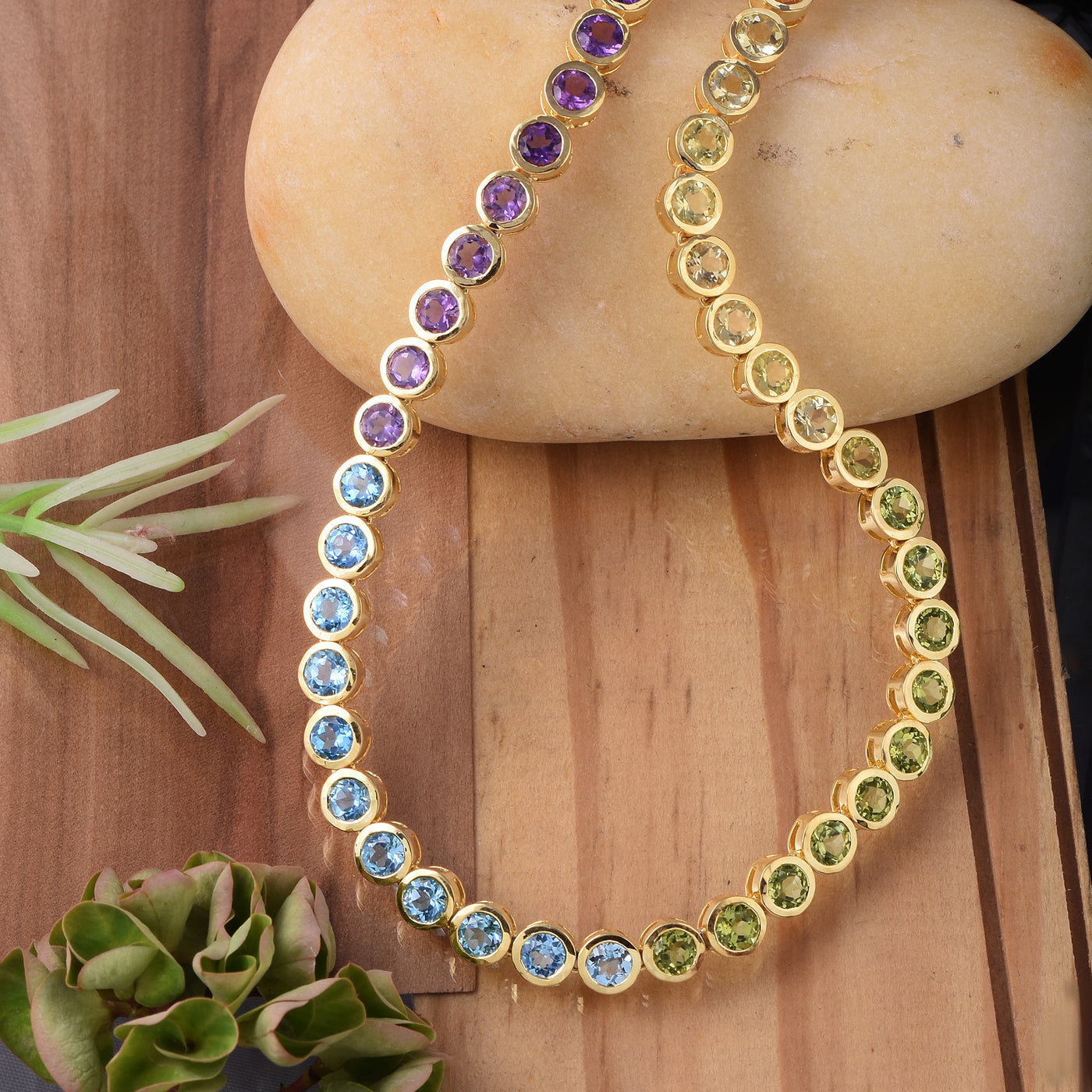 Tennis Rainbow Necklace