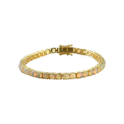 Ethiopian Opal Tennis Bracelet