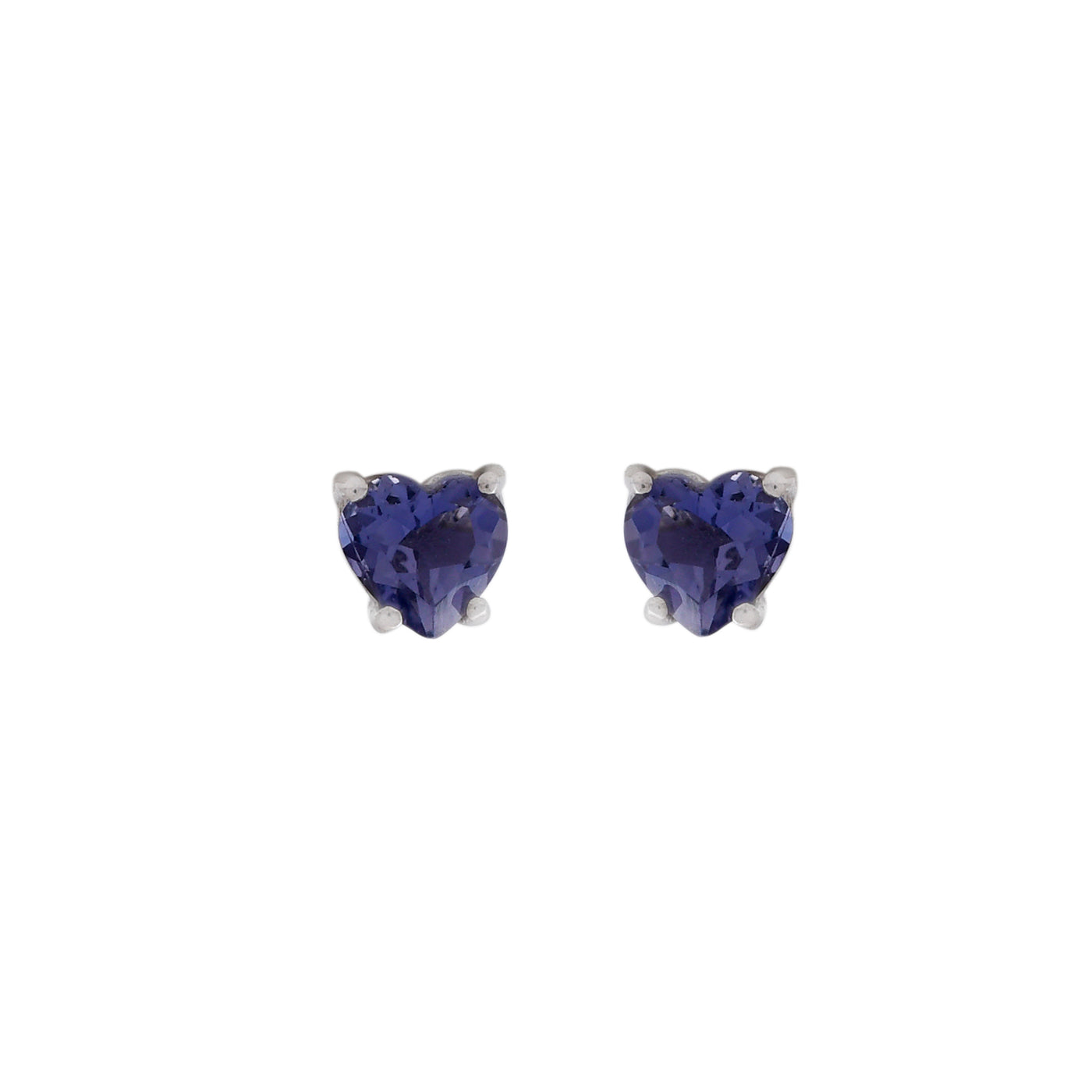 Natural Iolite Stud Earrings