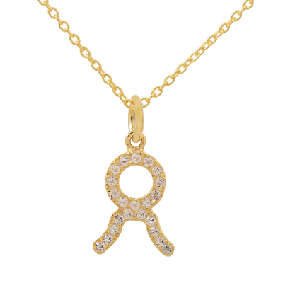 Zodiac Silver Taurus Diamond Necklace