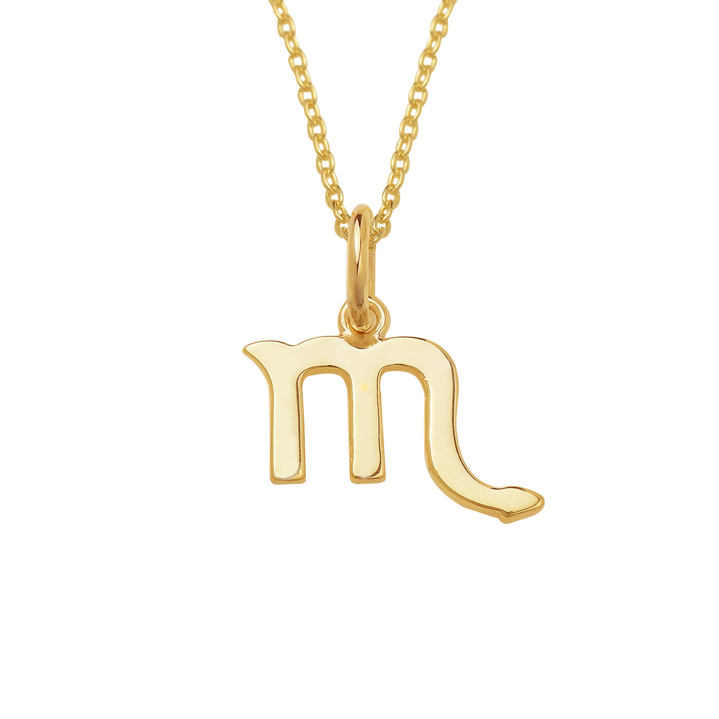 925 Scorpio Zodiac Silver Chain Necklace