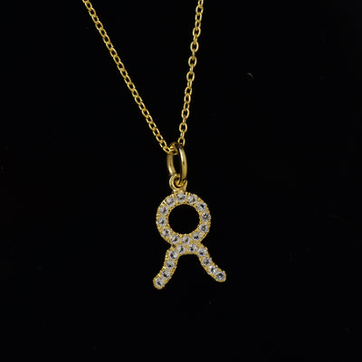 Zodiac Silver Taurus Diamond Necklace