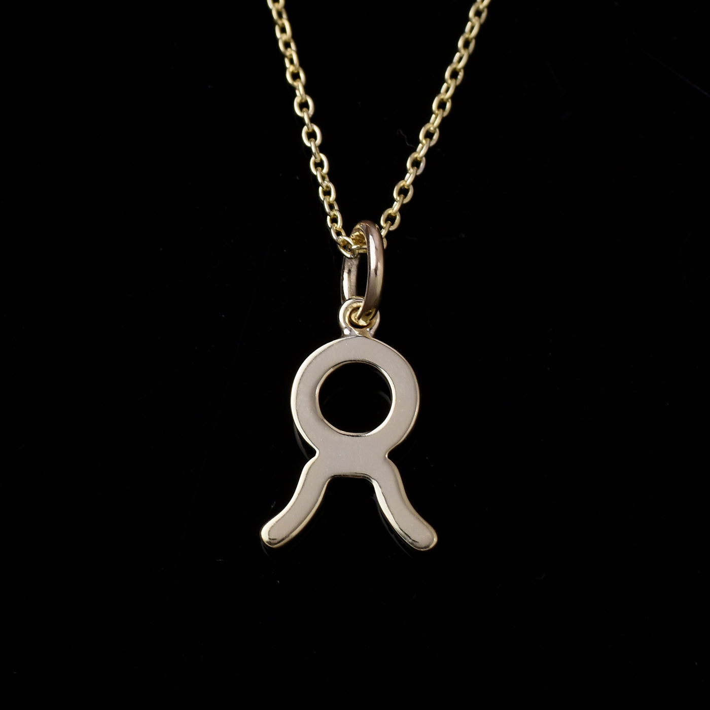 Silver Taurus Zodiac Plain Necklace