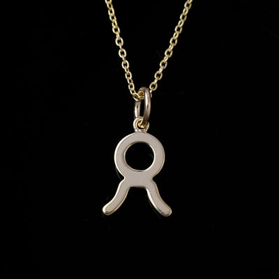 Silver Taurus Zodiac Plain Necklace