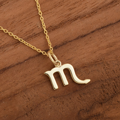 925 Scorpio Zodiac Silver Chain Necklace