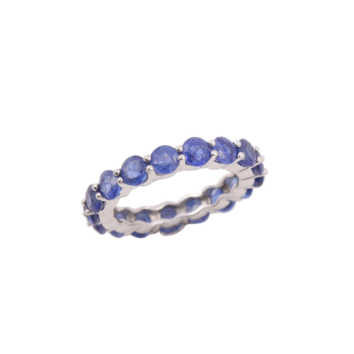 Blue Sapphire Full Eternity Ring