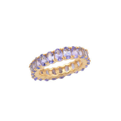 Tanzanite Full Eternity Ring