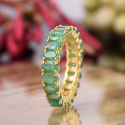 Emerald Full Eternity Ring