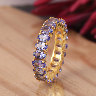 Tanzanite Full Eternity Ring